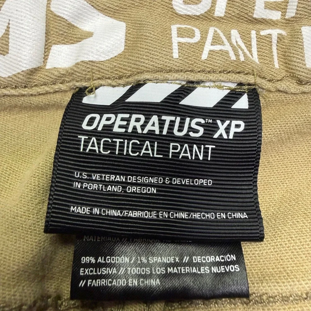 Viktos Operatus XP Tactical Pants Mens Fits 30x28 Khaki Stretch Cotton Utility